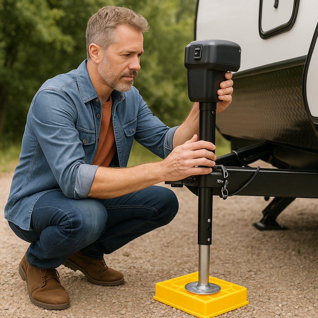 Best RV Tongue Jack Upgrades for Travel Trailers