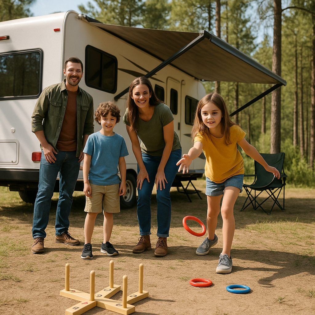 Best Outdoor Games and Activities for RV Family Trips