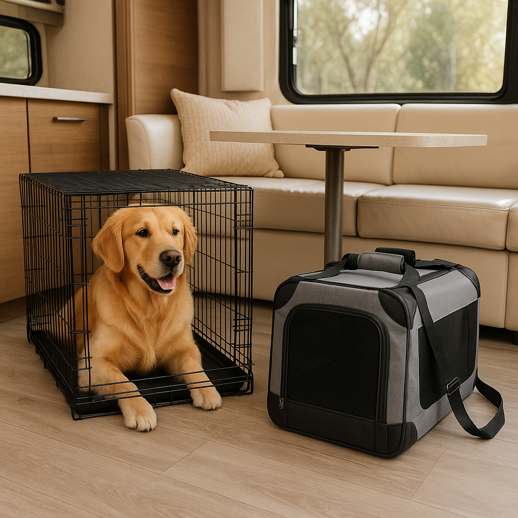 Best RV Dog Crates and Travel Pet Carriers